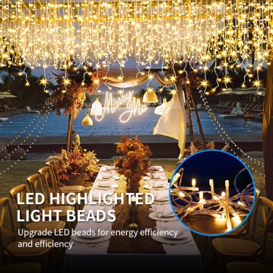 LED圣诞灯 - HCP154  LED透明线冰条灯